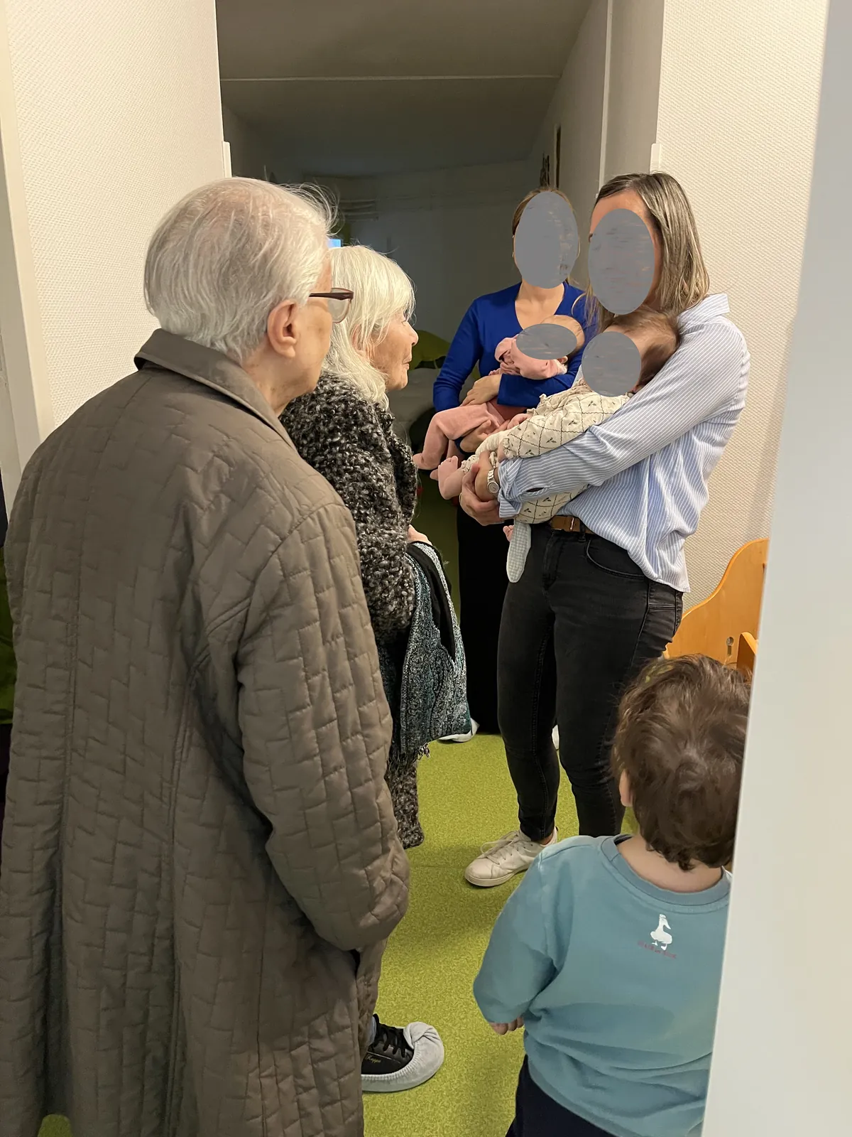 Rencontre entre la crèche Bout'chou et la Résidence De Pyla Sur Mer