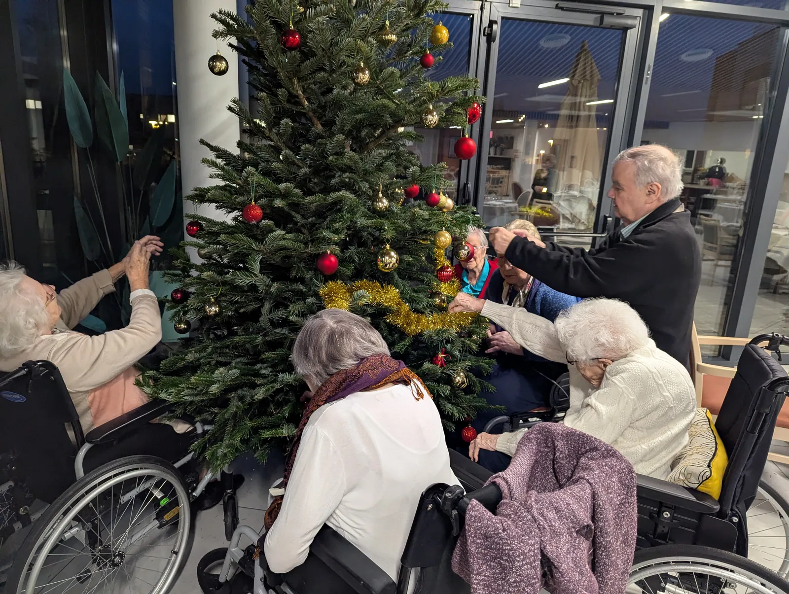l'esprit de Noël à l’EHPAD Les Jardins de l'Aunette