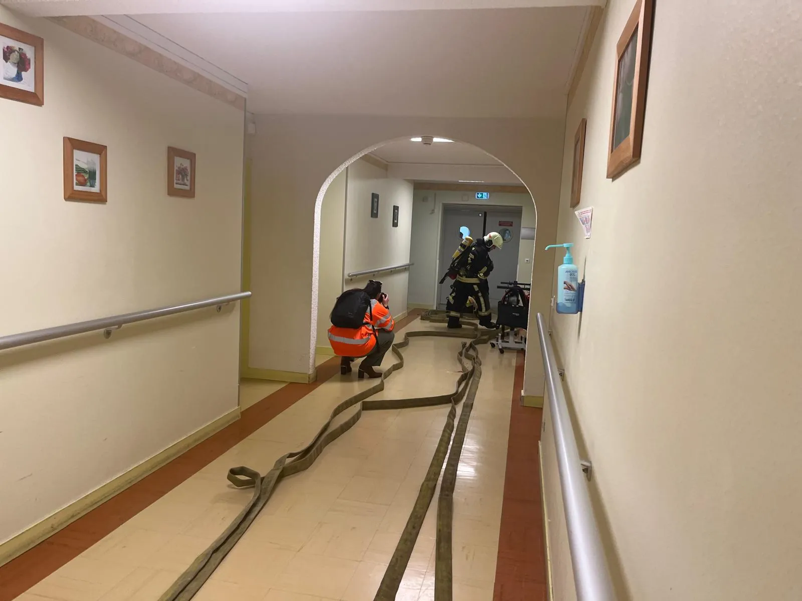 Exercice d'évacuation incendie