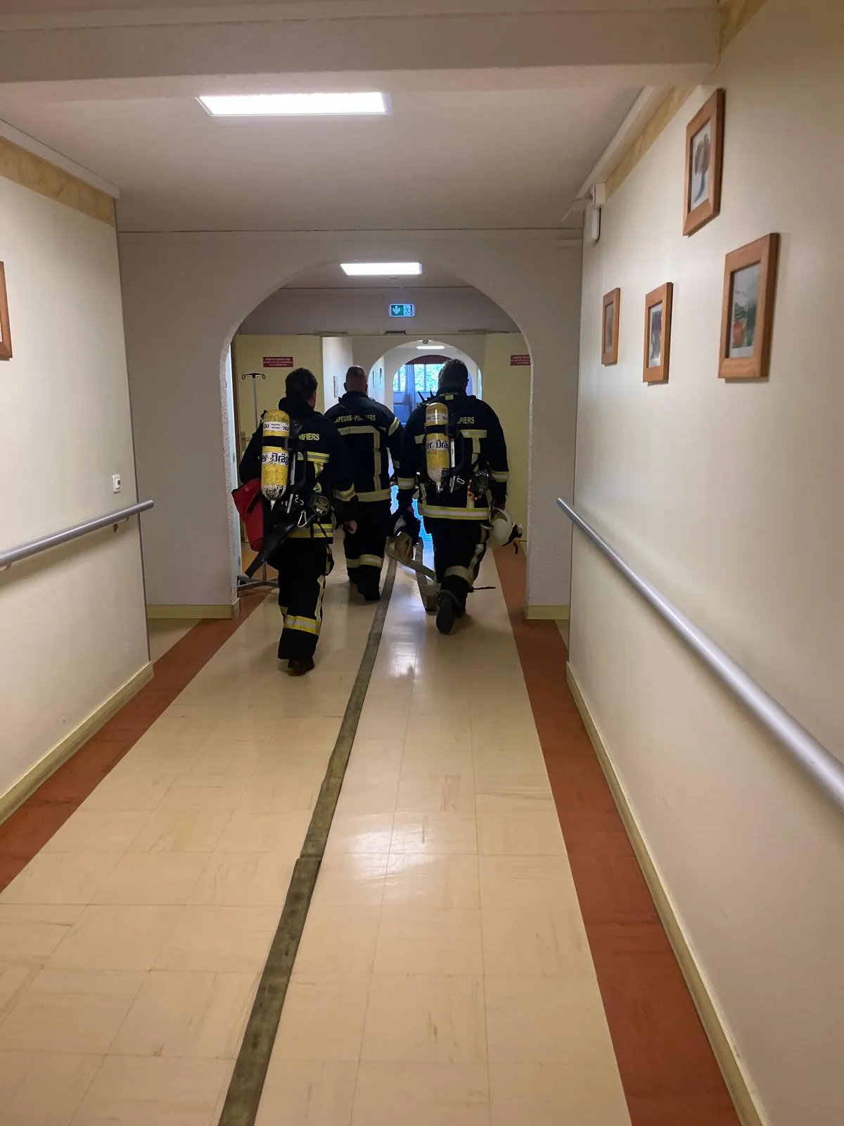 Exercice d'évacuation incendie