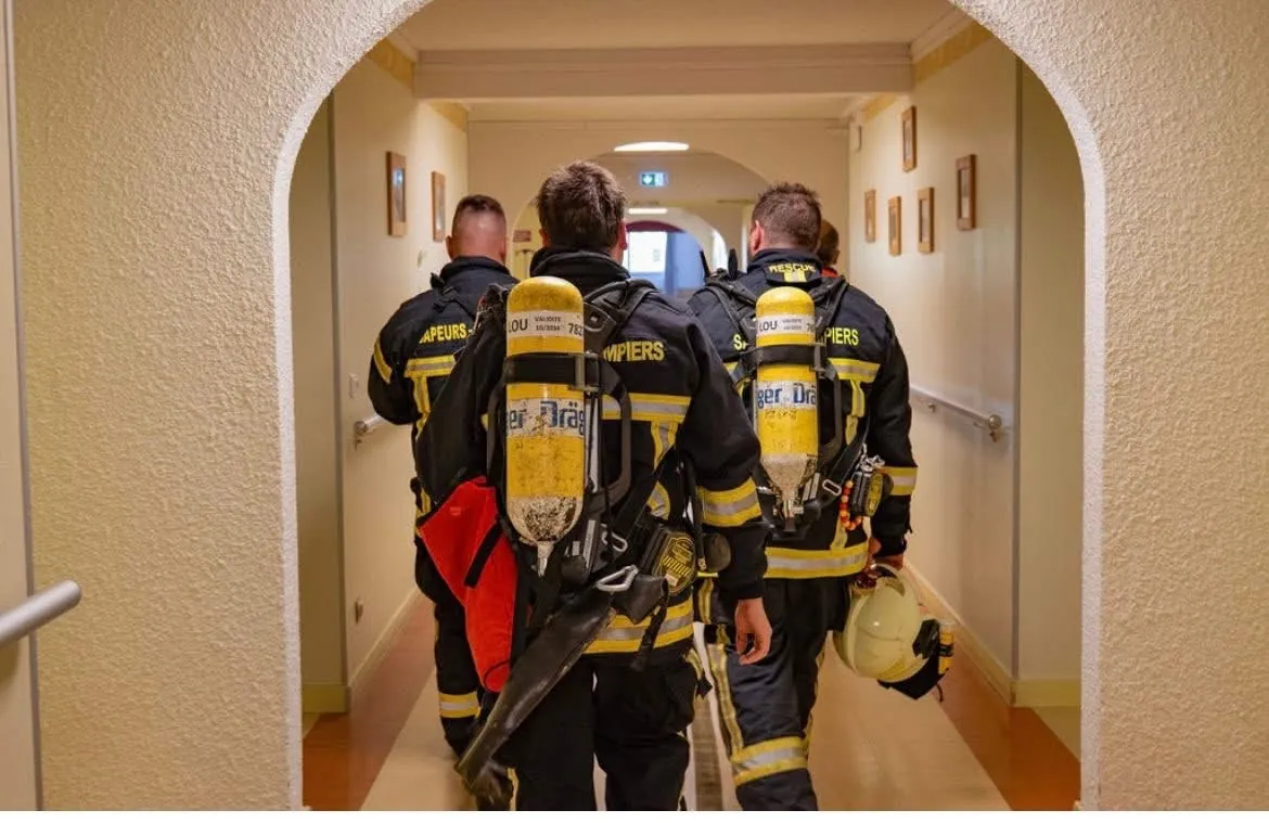 Exercice d'évacuation incendie