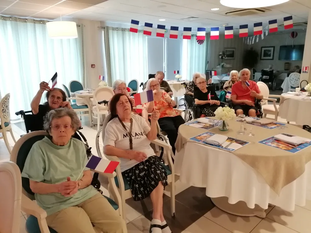 Le 14 Juillet à l'EHPAD d'Esbly