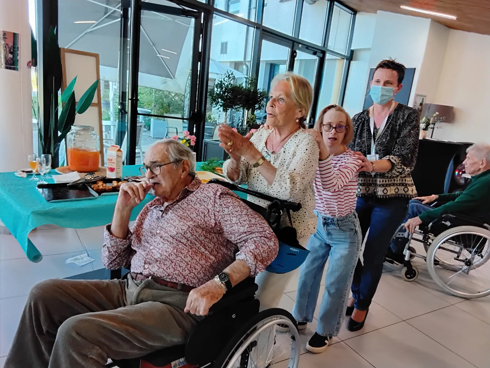 La direction se présente et les sourires étaient aux rendez-vous 