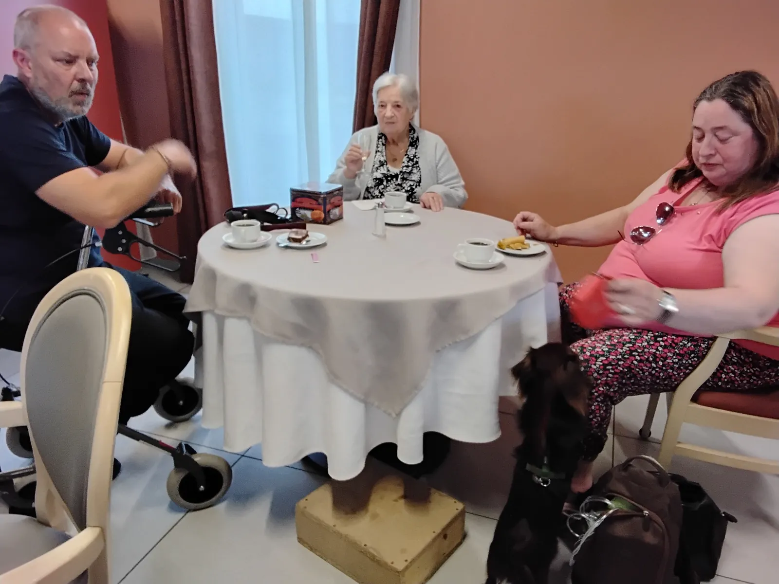 La direction se présente et les sourires étaient aux rendez-vous 
