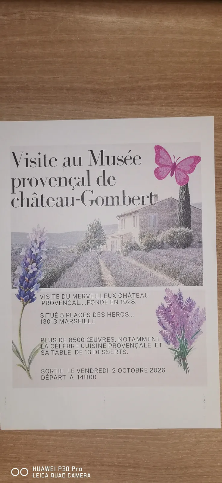 Visite au château 