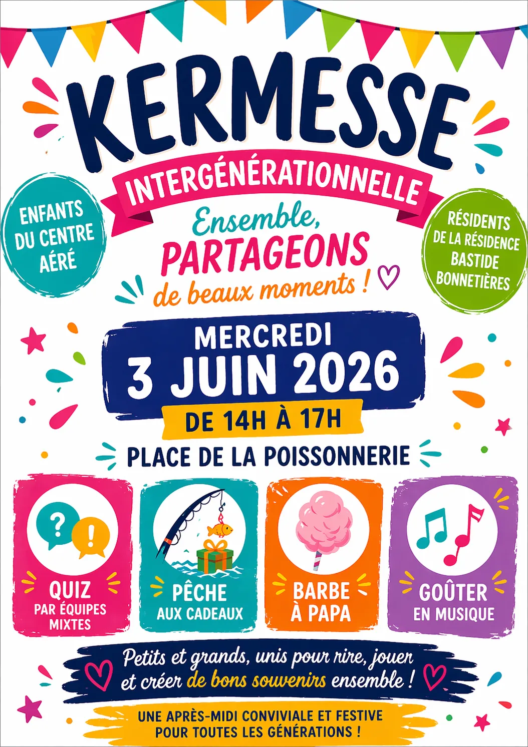 Kermesse intergénérationnelle : un moment de partage et de convivialité