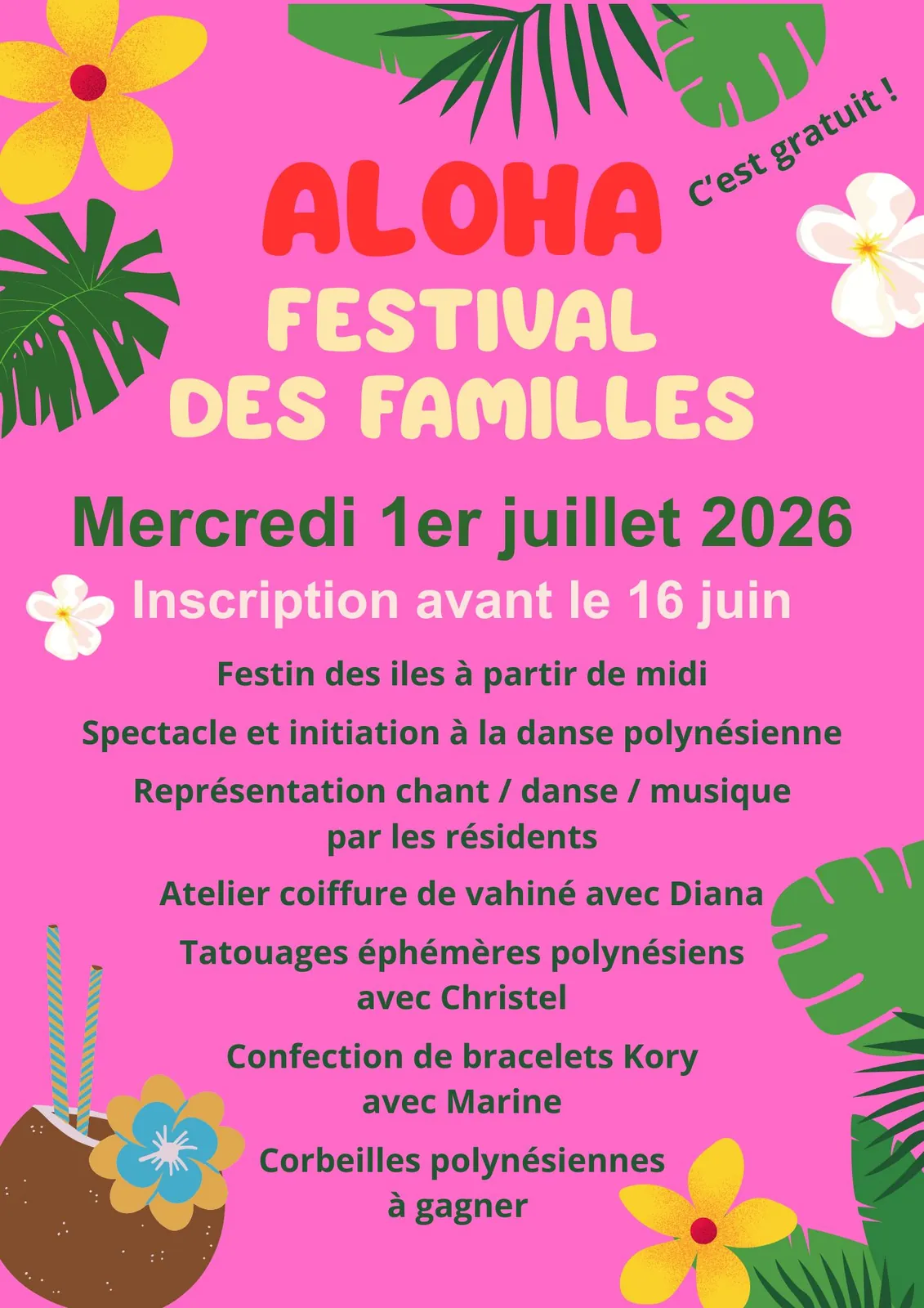 A vos agendas !