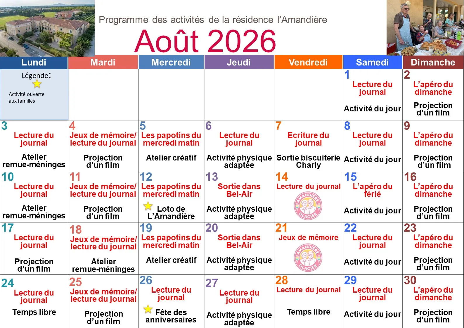 C'est parti pour le mois d'août