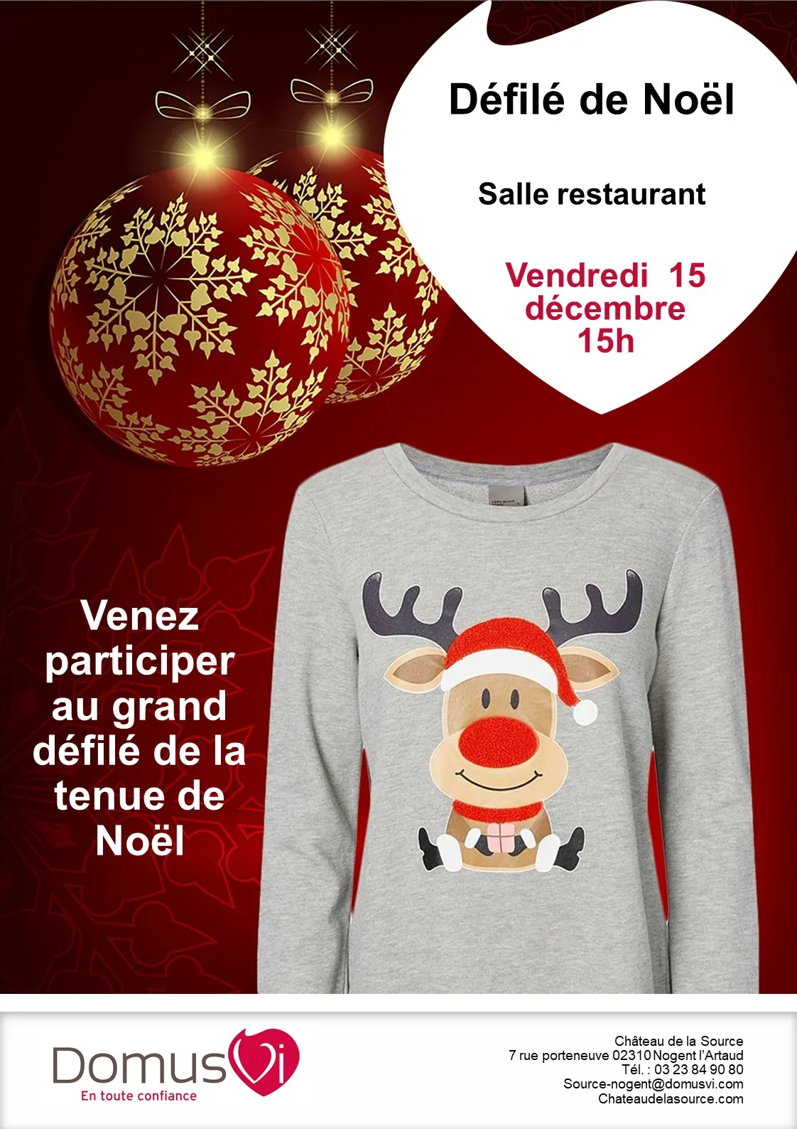 Défilé pull de Noel 