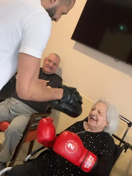 Boxe spécial JO inter-résidences !