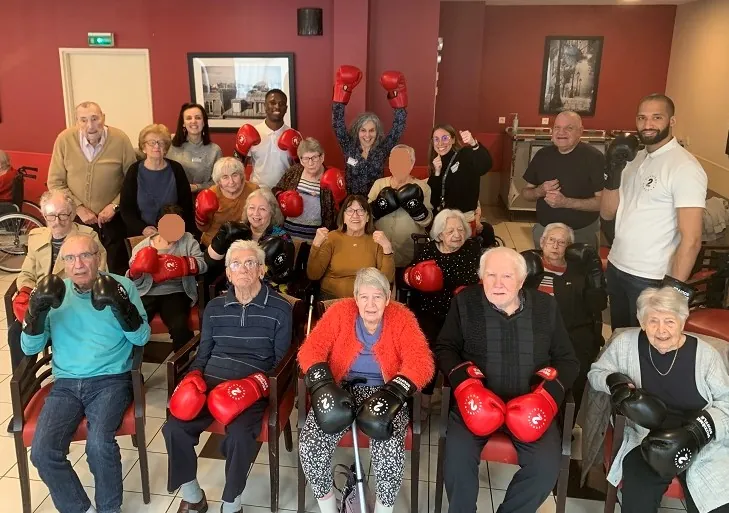 Boxe spécial JO inter-résidences !
