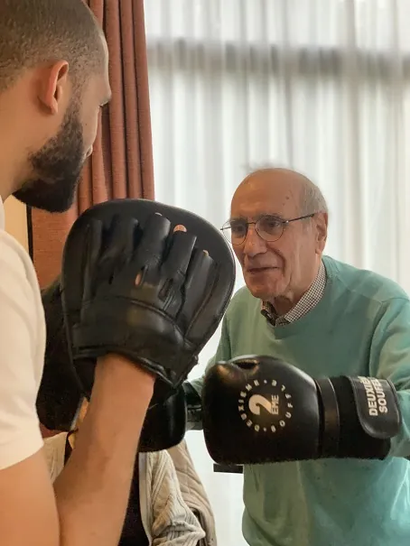 Boxe spécial JO inter-résidences !