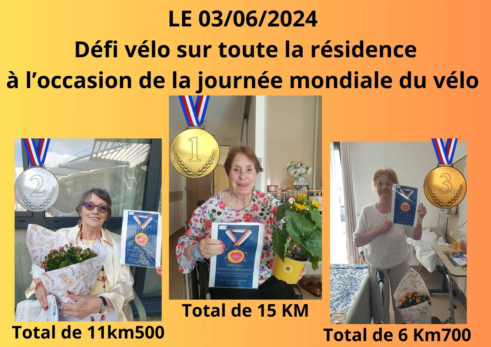 Défi vélo pour la journée mondiale du vélo 