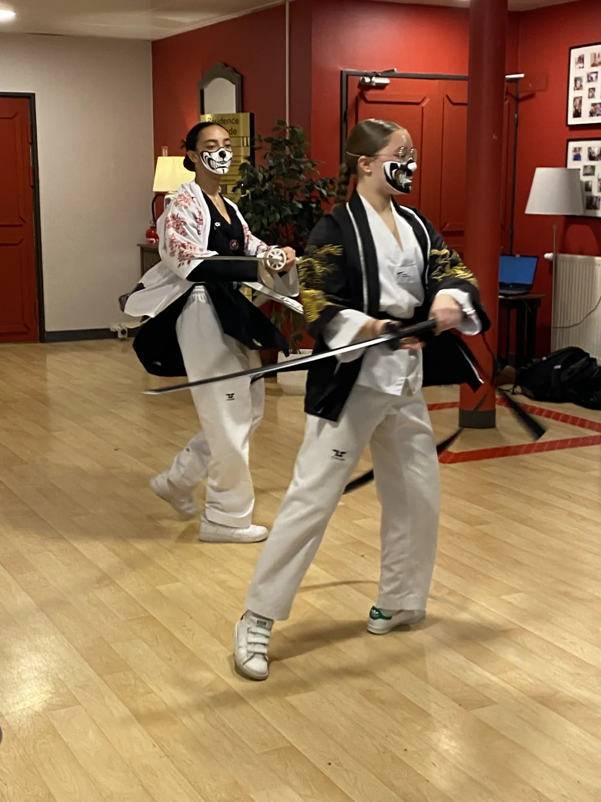 Visite du club de Taekwondo à l'EHPAD 