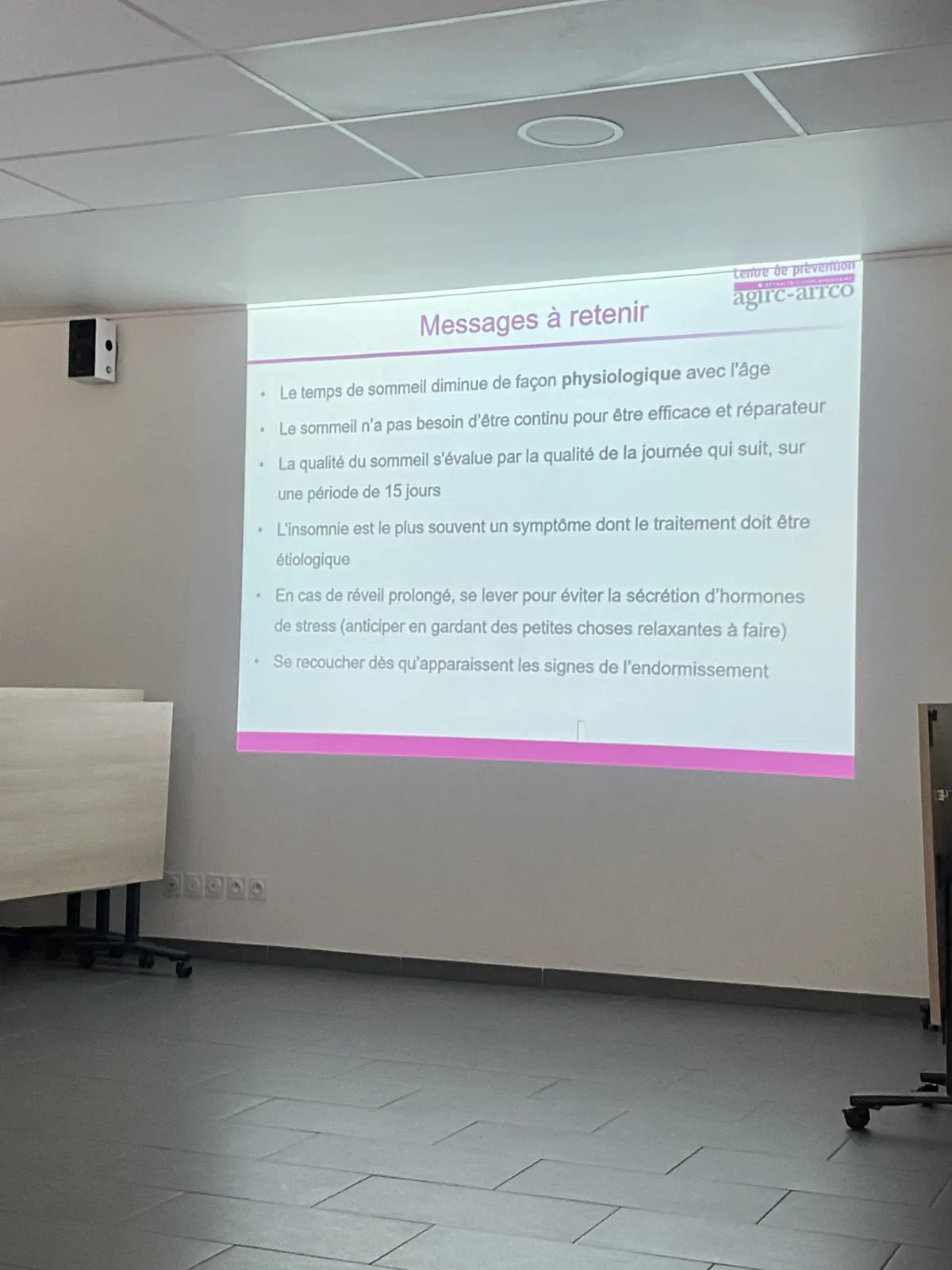 Conférence sur le Sommeil 