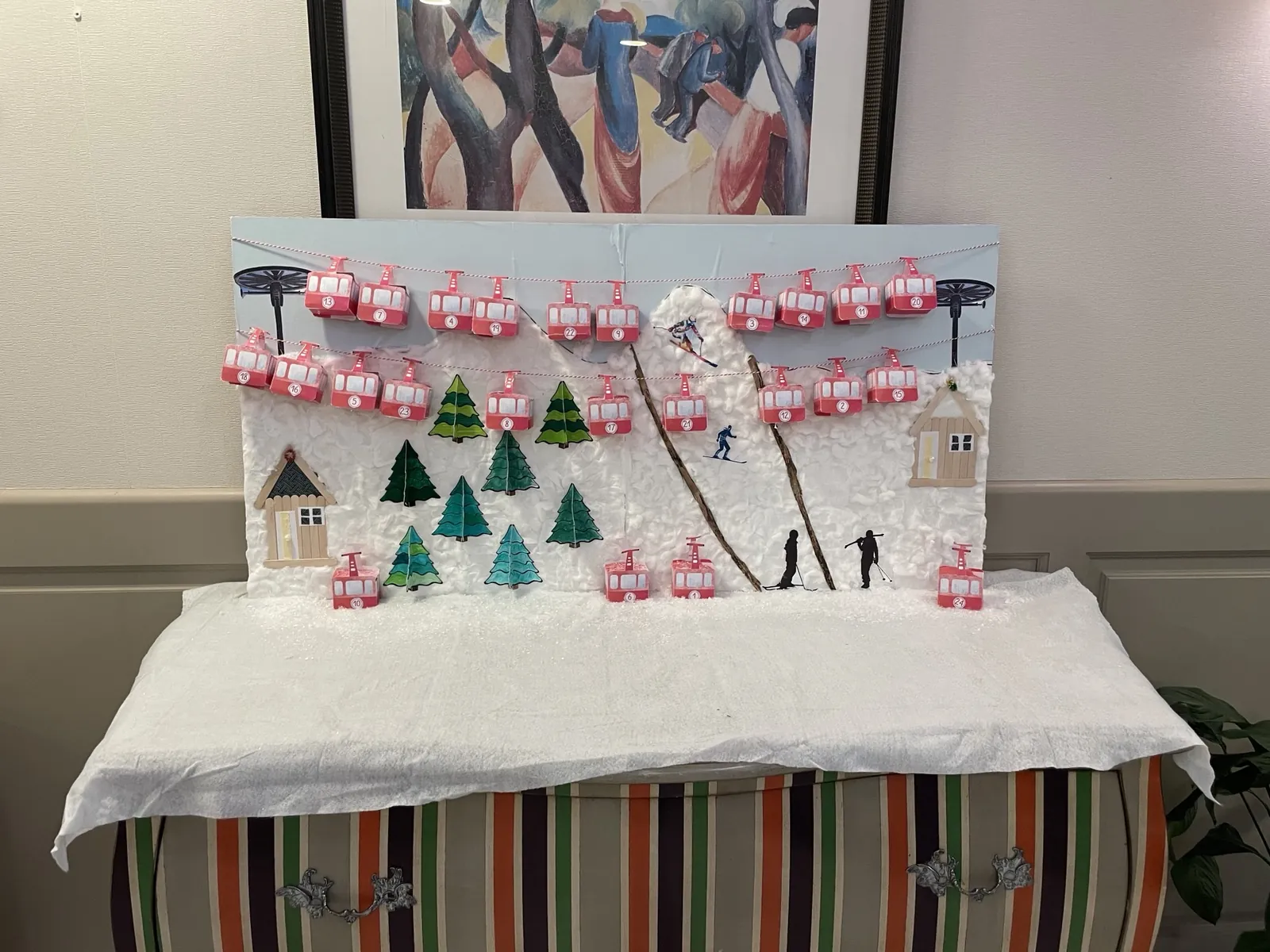 Le sapin de Noël de l'ehpad du Clos Rousset 