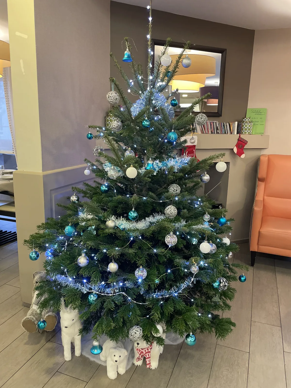 Le sapin de Noël de l'ehpad du Clos Rousset 