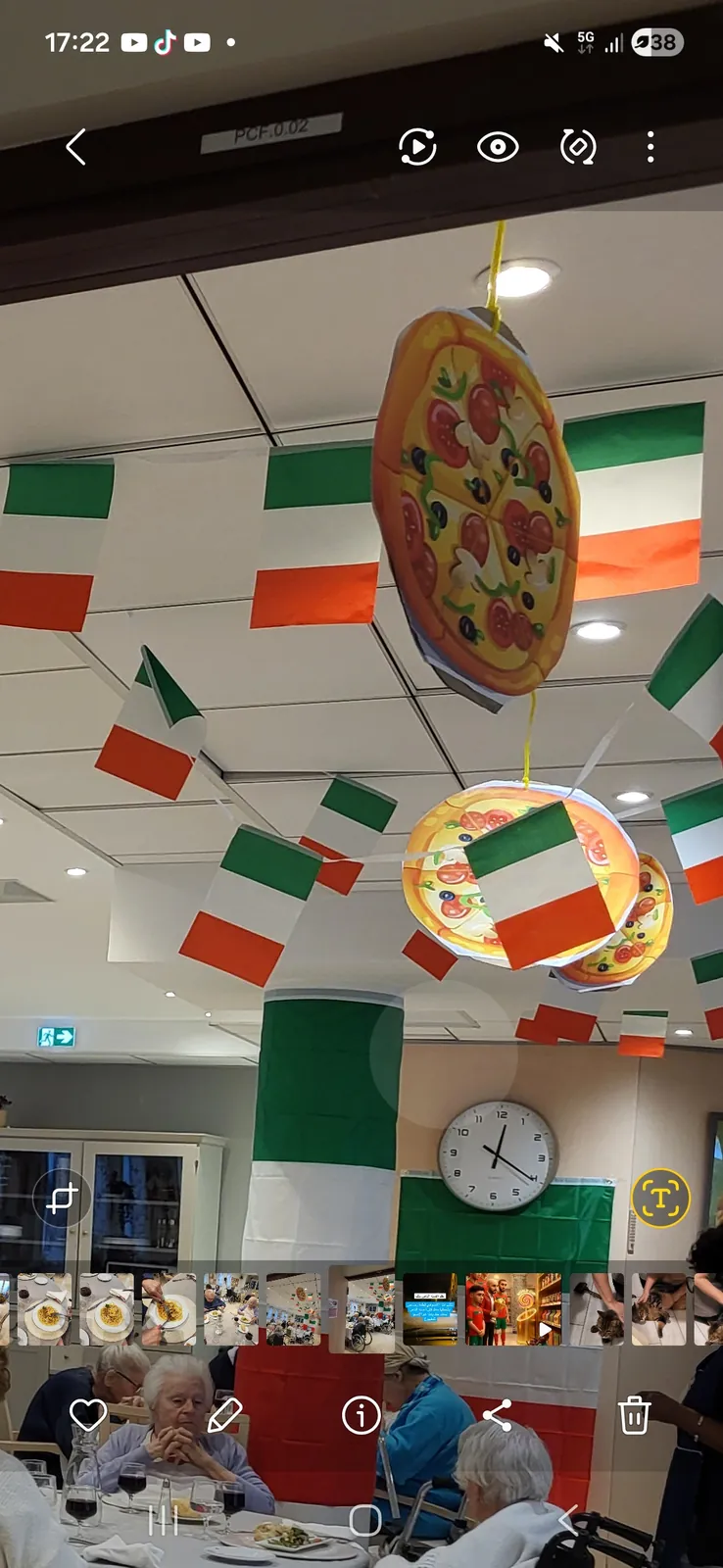  le mercredi 21 janvier repas a thème:  journée italienne 