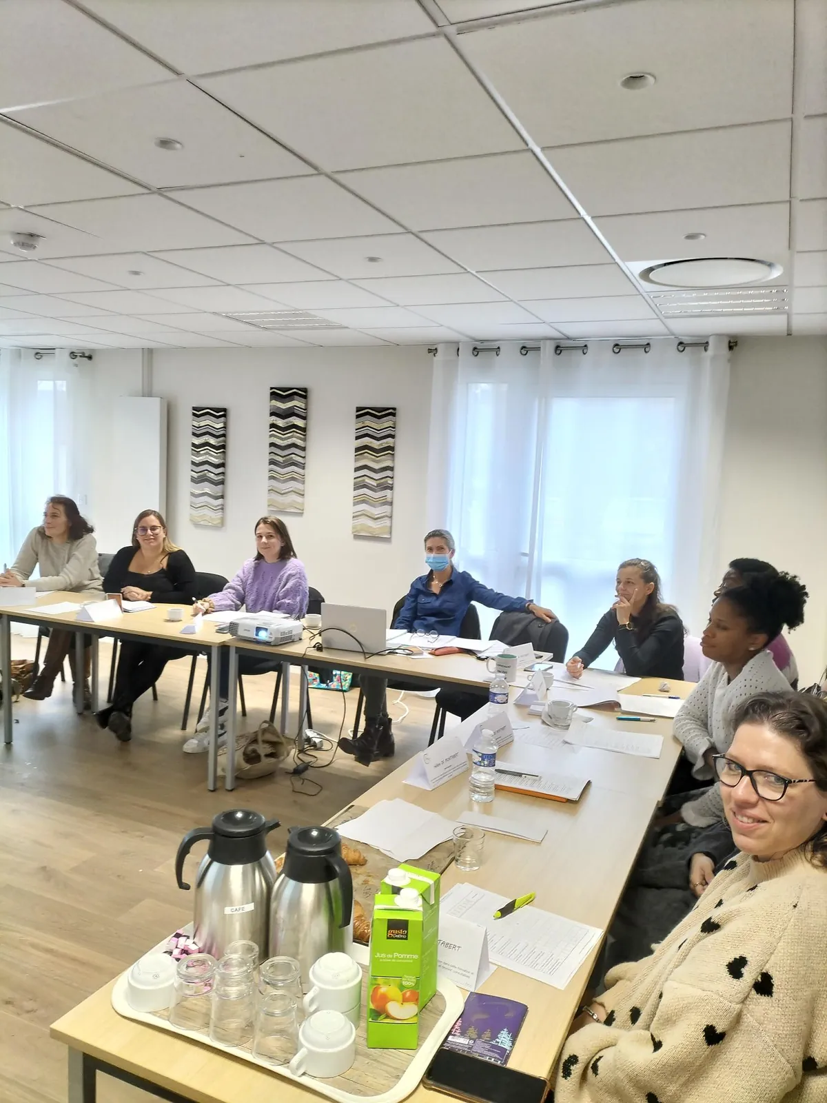 Une session de formation à la bientraitance au sein de la résidence