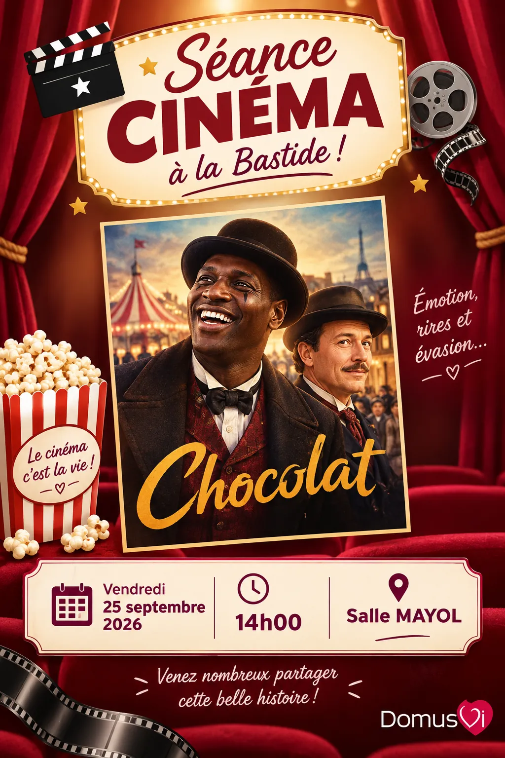 Une après-midi au cinéma à la Bastide !