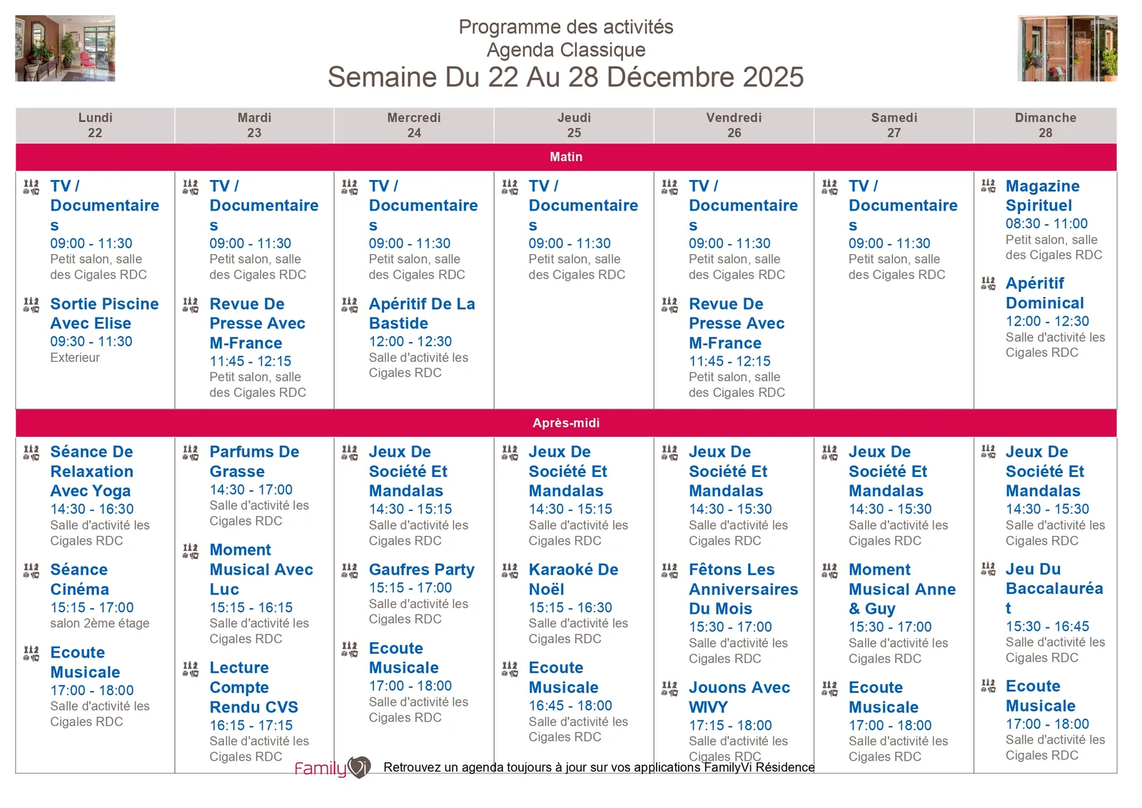 Cette semaine ...