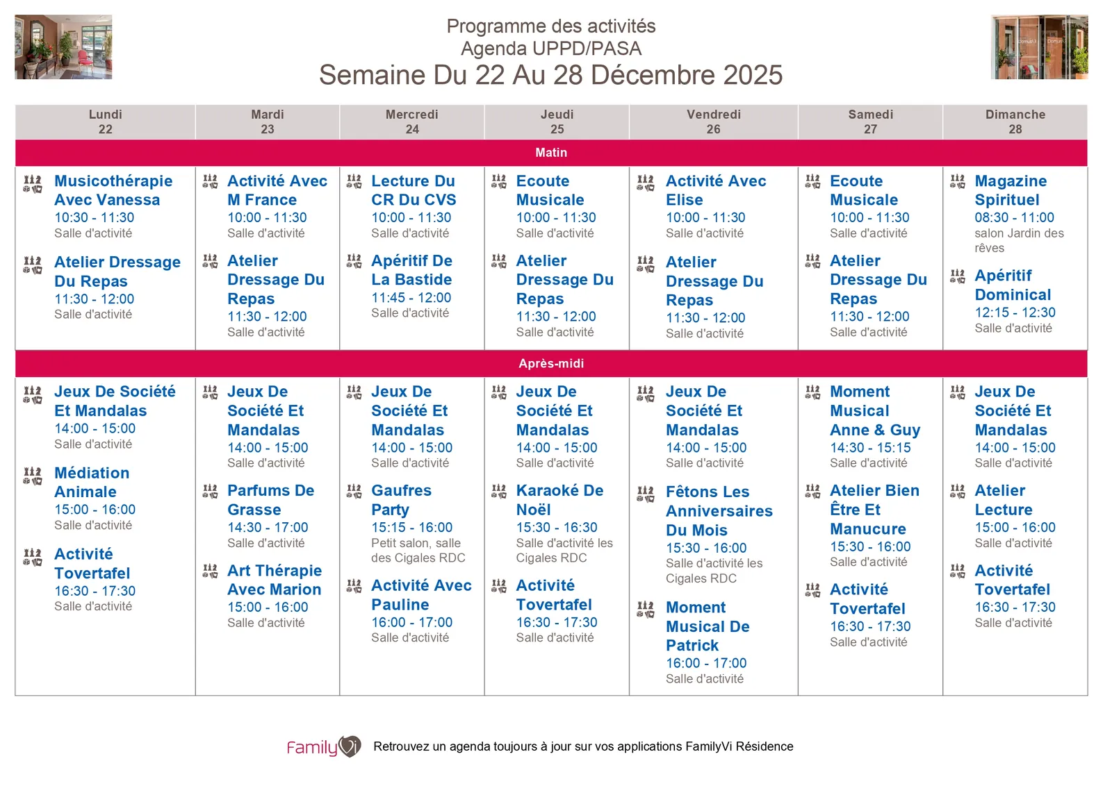 Cette semaine ...