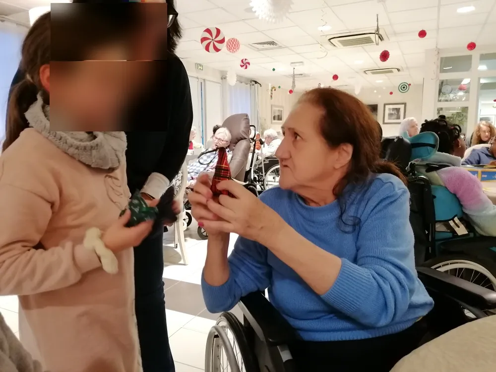 Rencontre Intergénérationnelle à l'EHPAD d'Esbly