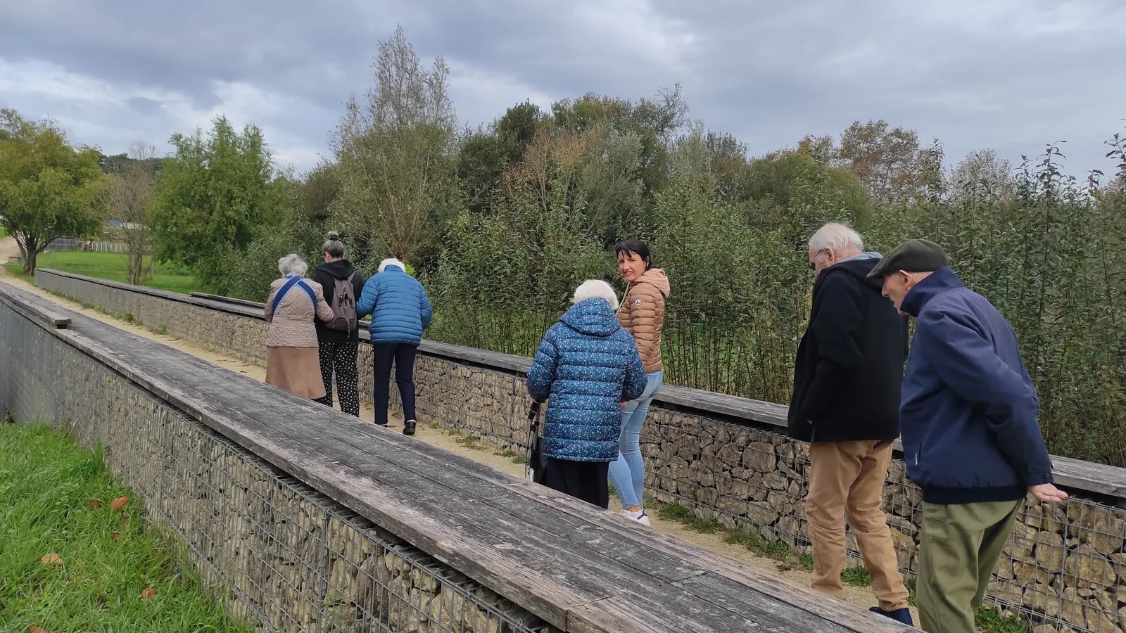 Une marche rééducative au parc du Maharin d'Anglet