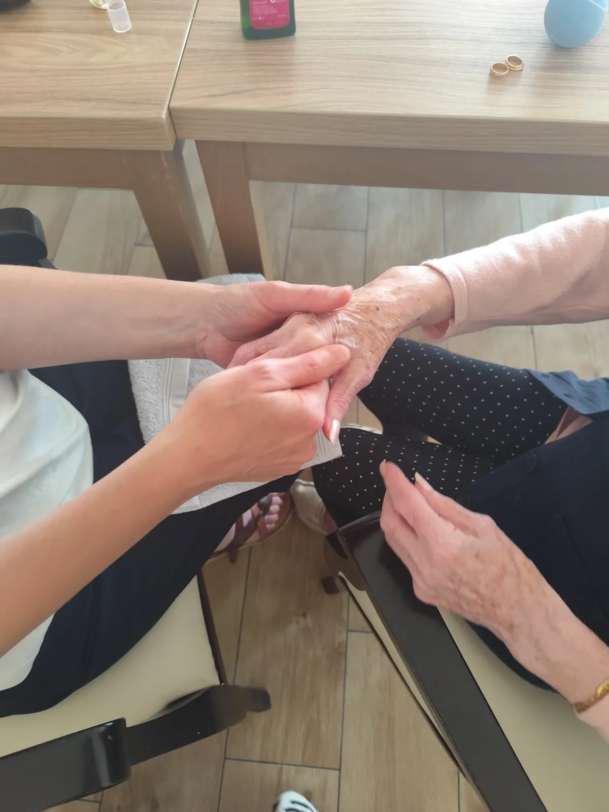 Massage des mains 