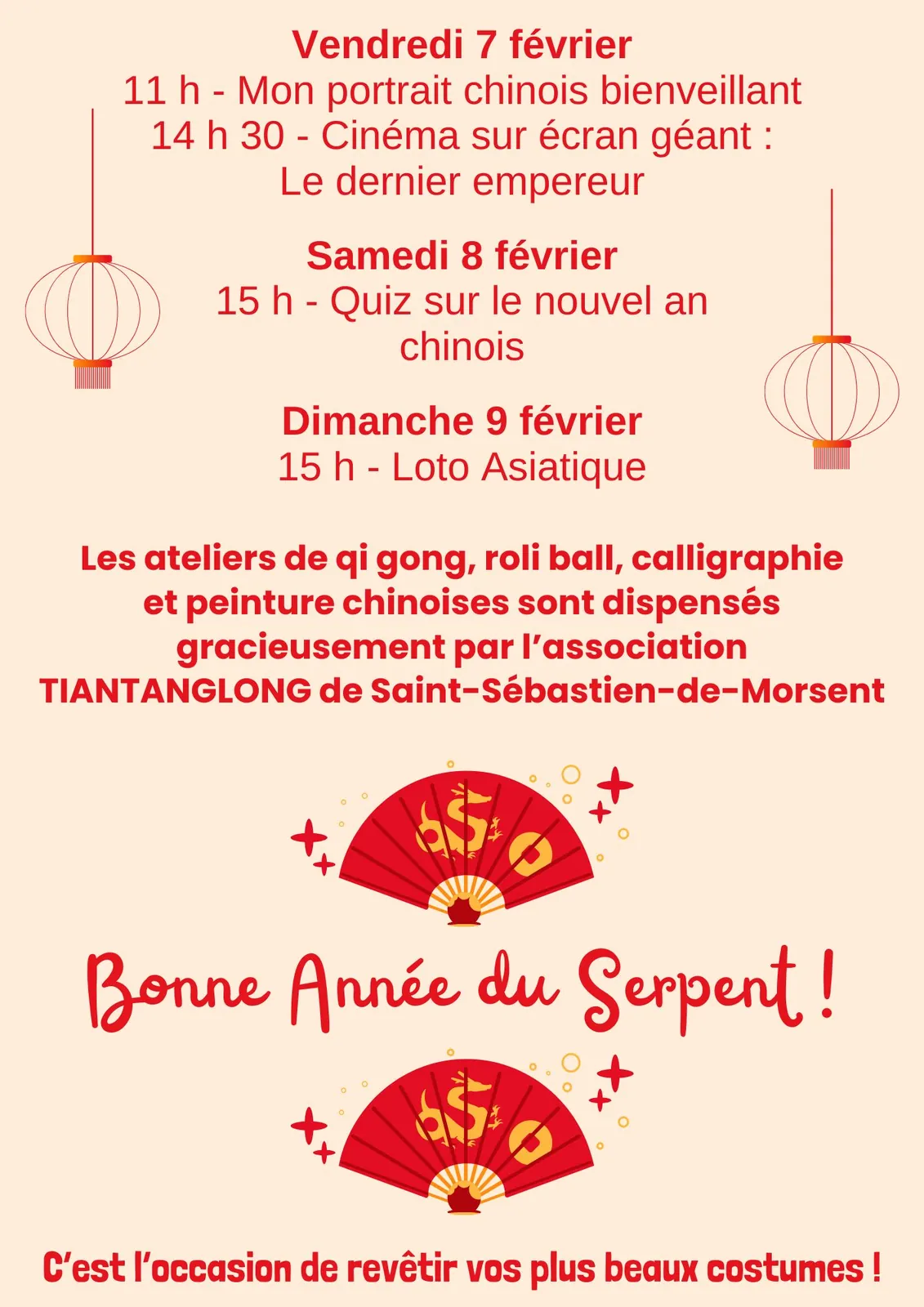 La Résidence se prépare à fêter le nouvel an chinois !
