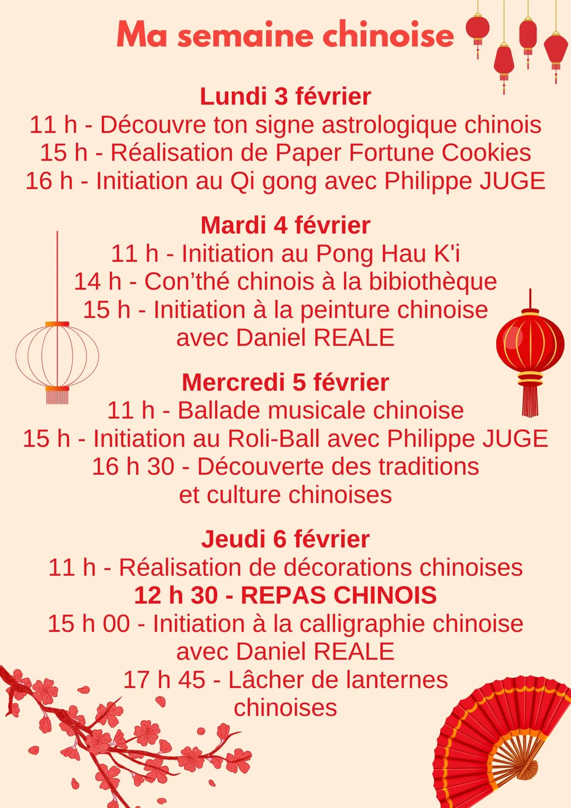 La Résidence se prépare à fêter le nouvel an chinois !