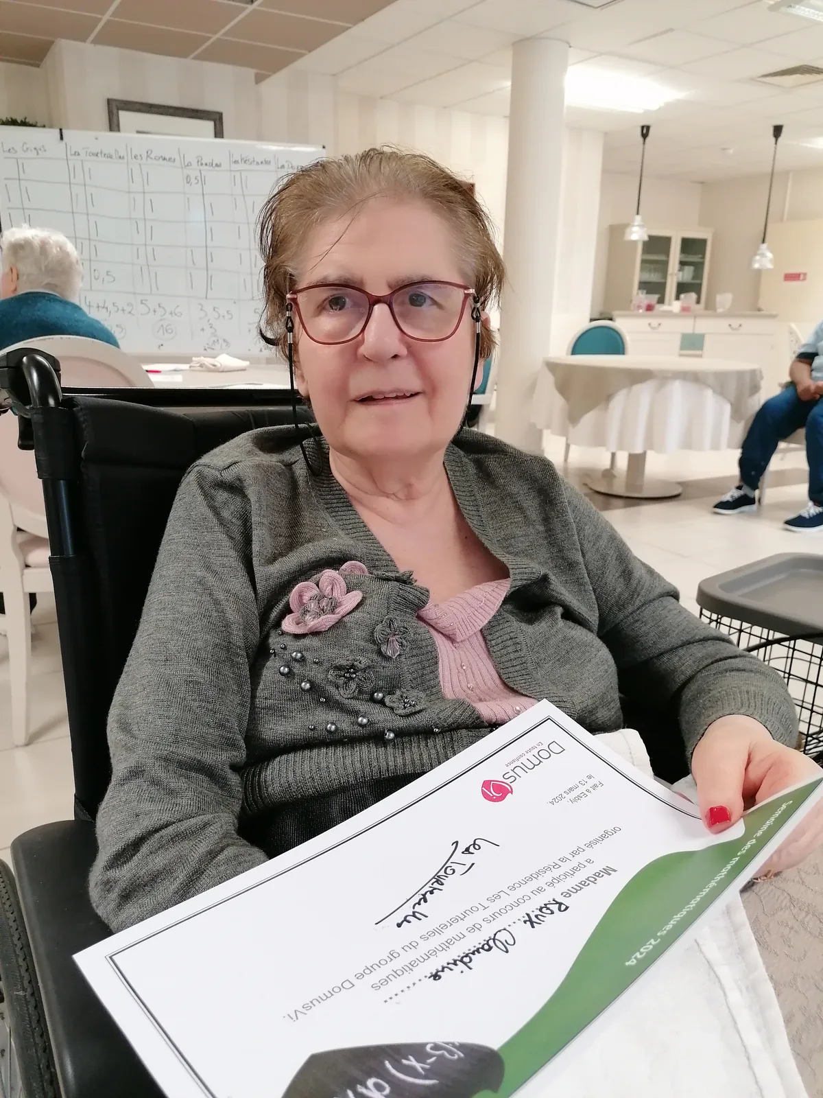 Semaine des Mathématiques à l'EHPAD d'Esbly