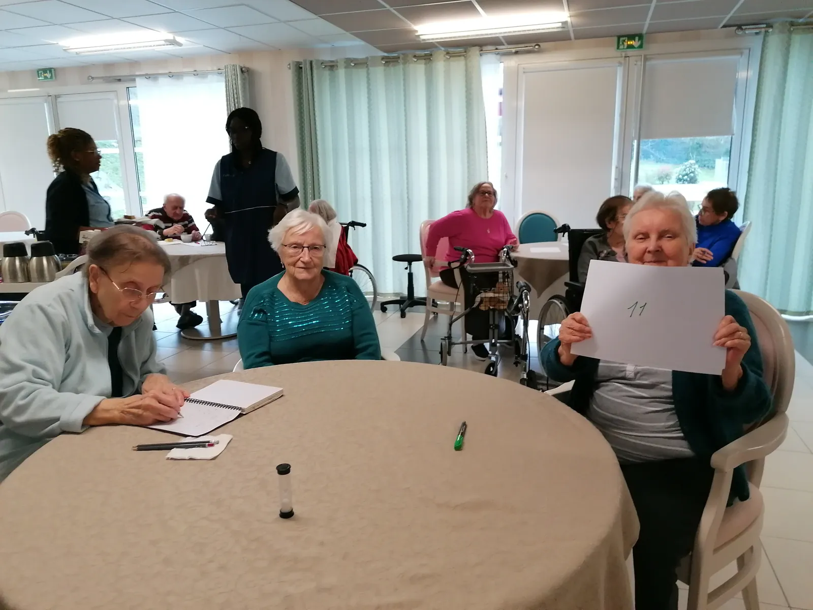 Semaine des Mathématiques à l'EHPAD d'Esbly