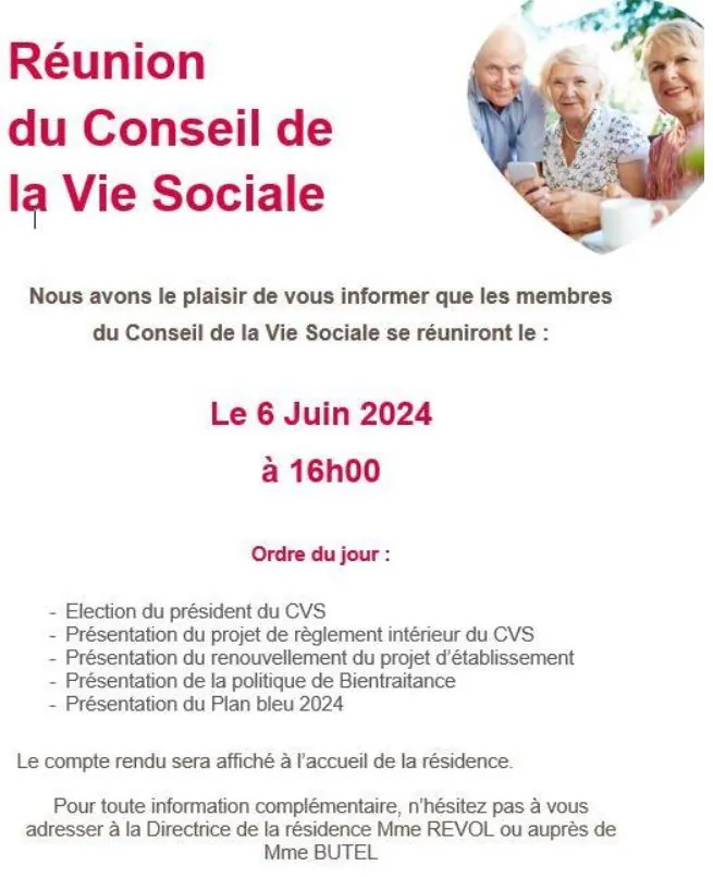 N'oubliez pas le CVS du 6 Juin 2024 !