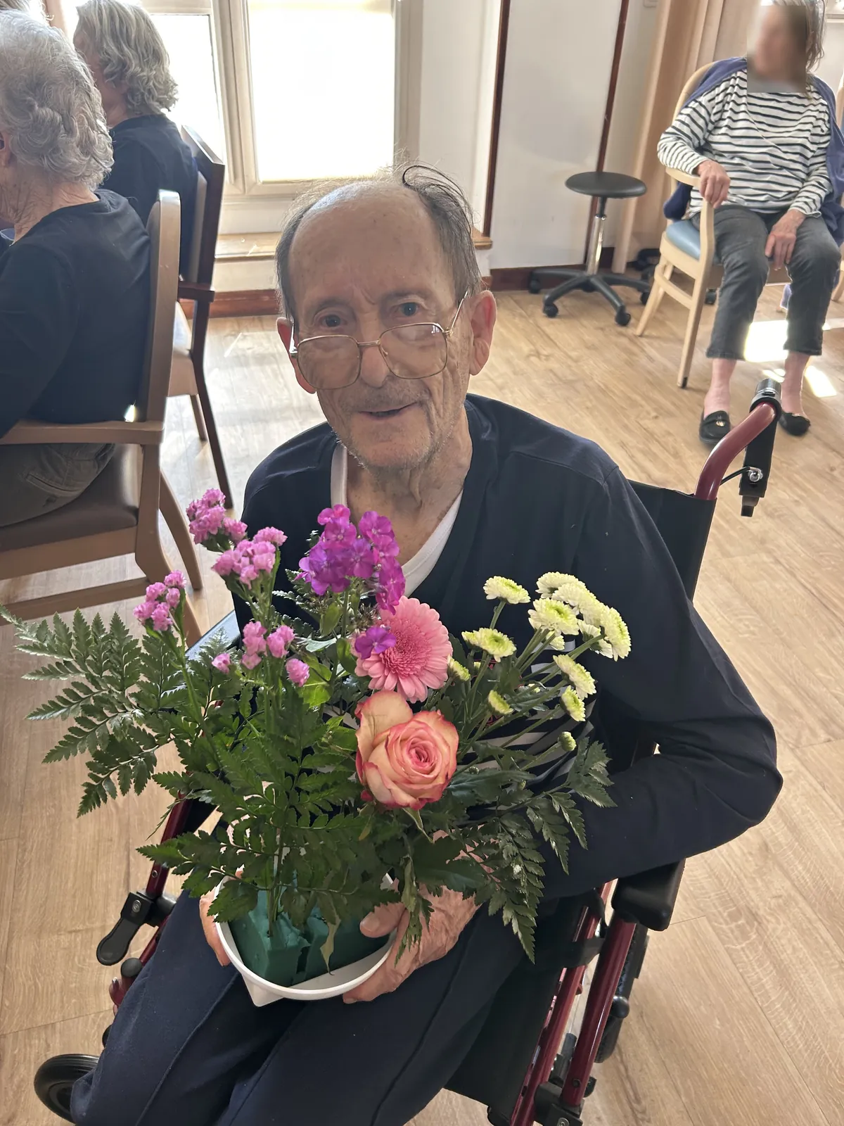 Quand les fleurs apportent sourire et sérénité 
