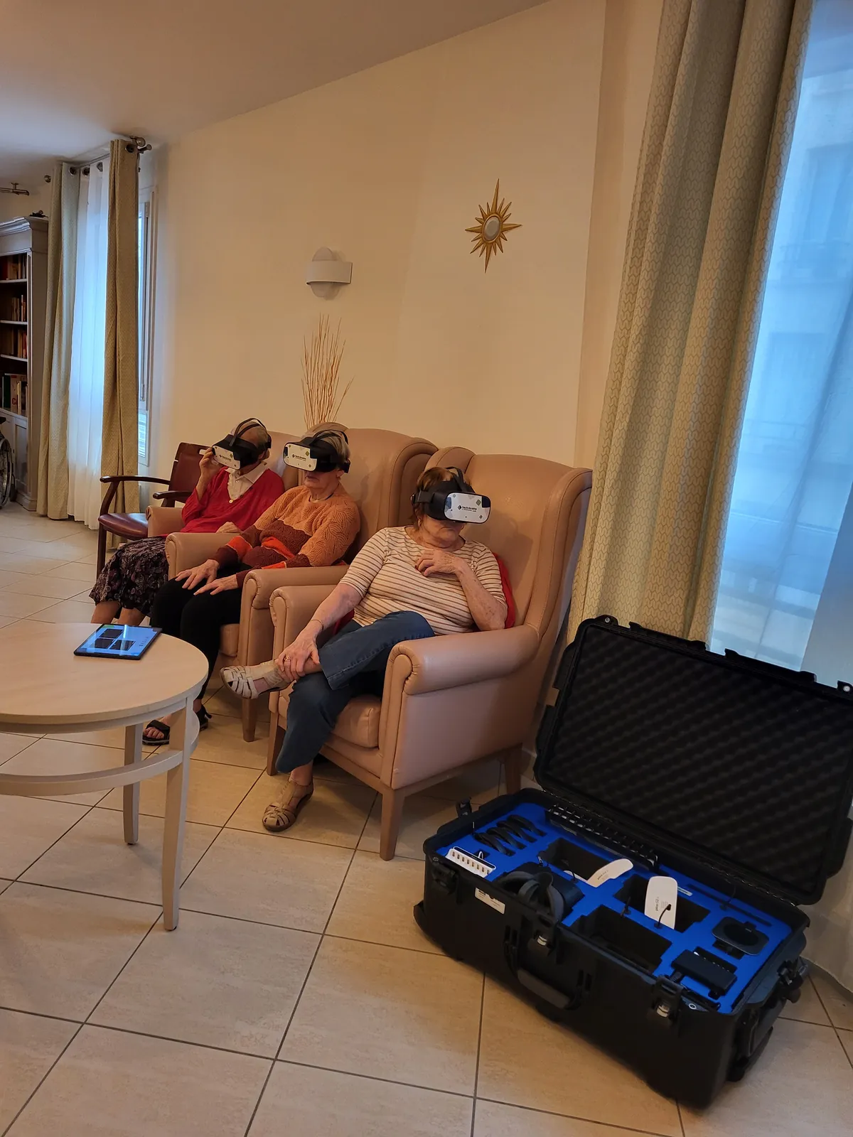réalité virtuelle a la résidence les Adrets 