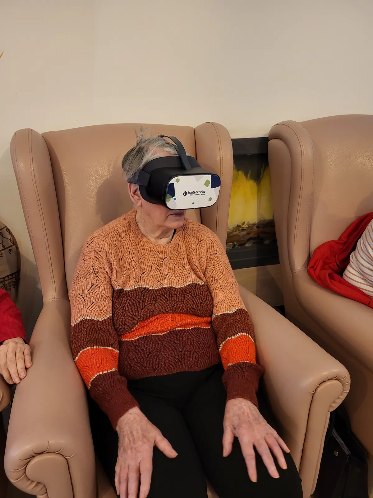 réalité virtuelle a la résidence les Adrets 