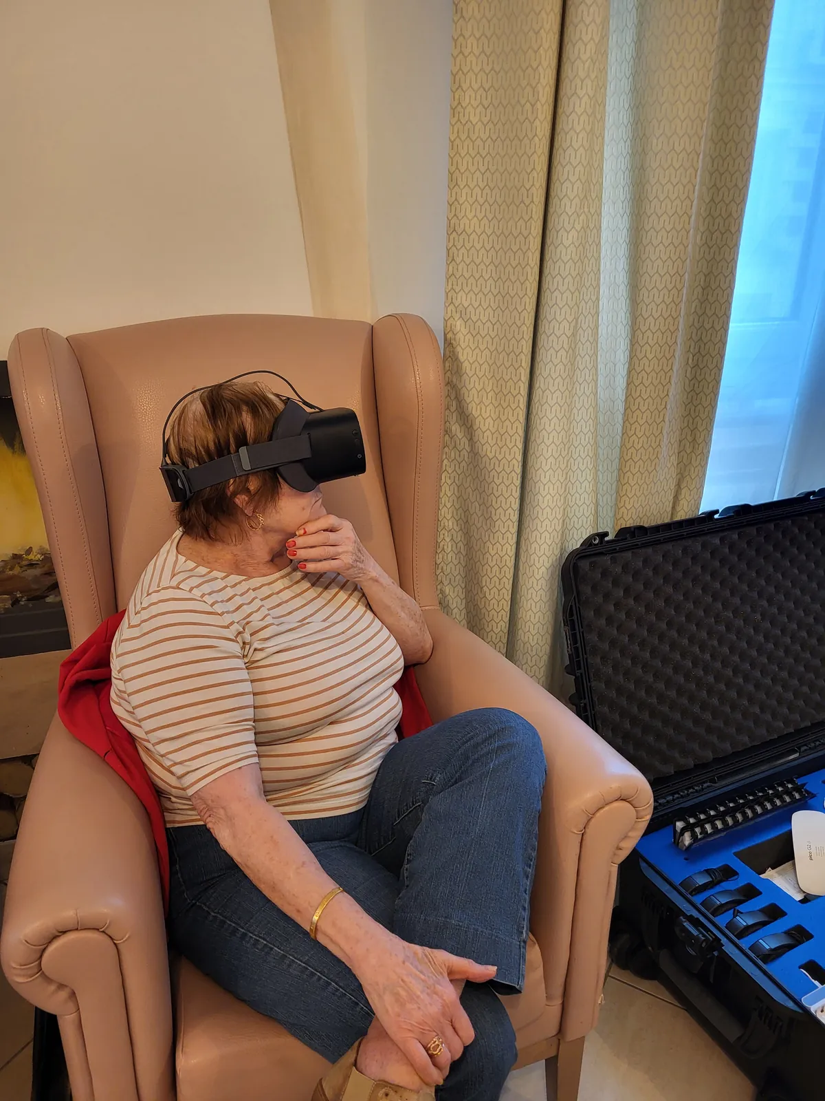 réalité virtuelle a la résidence les Adrets 