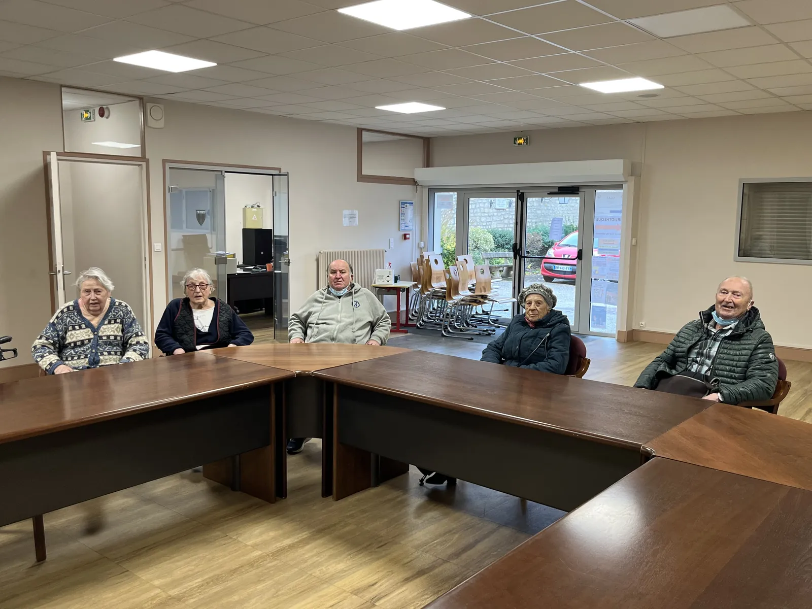 Visite de la bibliothèque de précy 