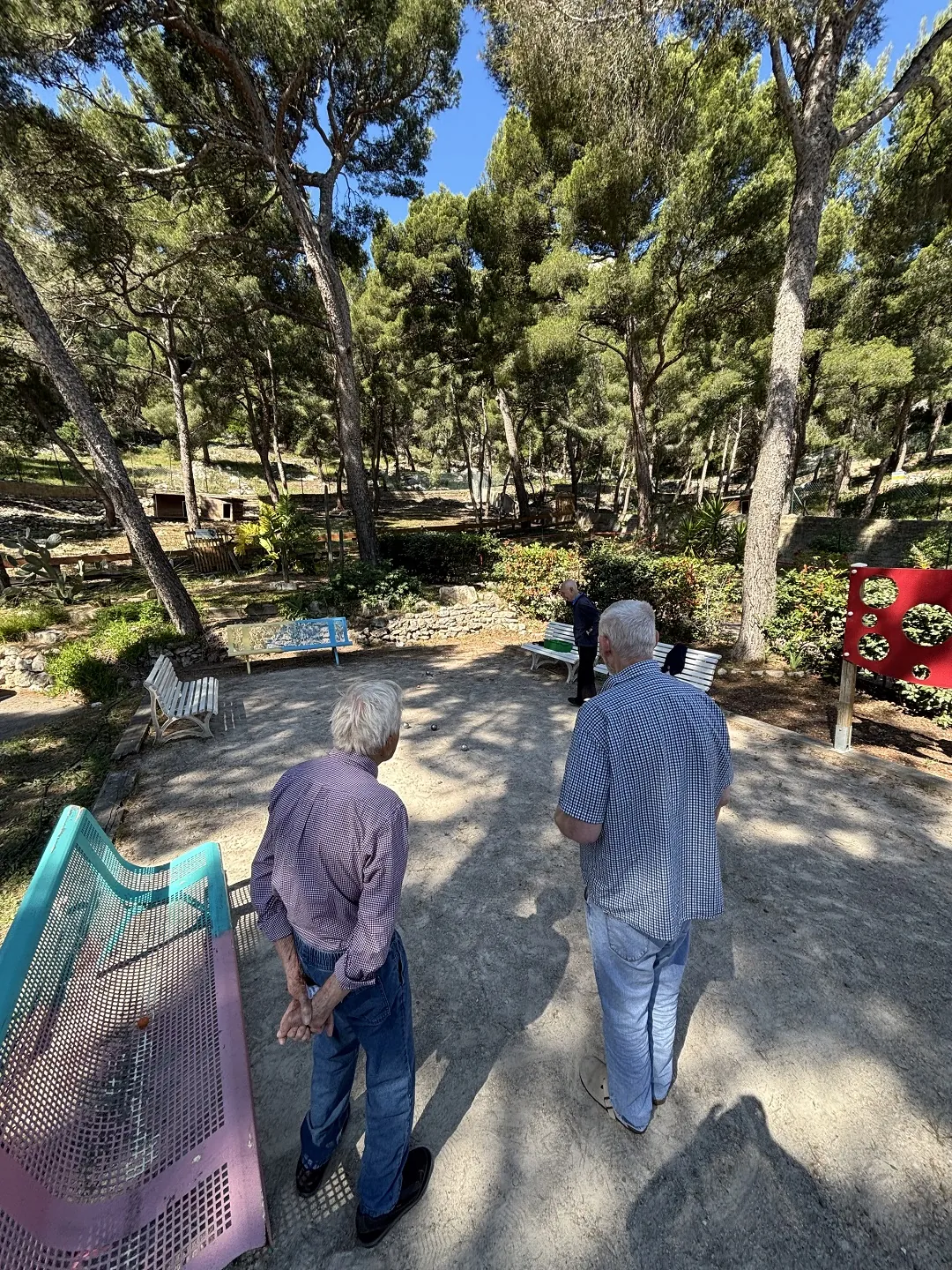 Promenade et pétanque 