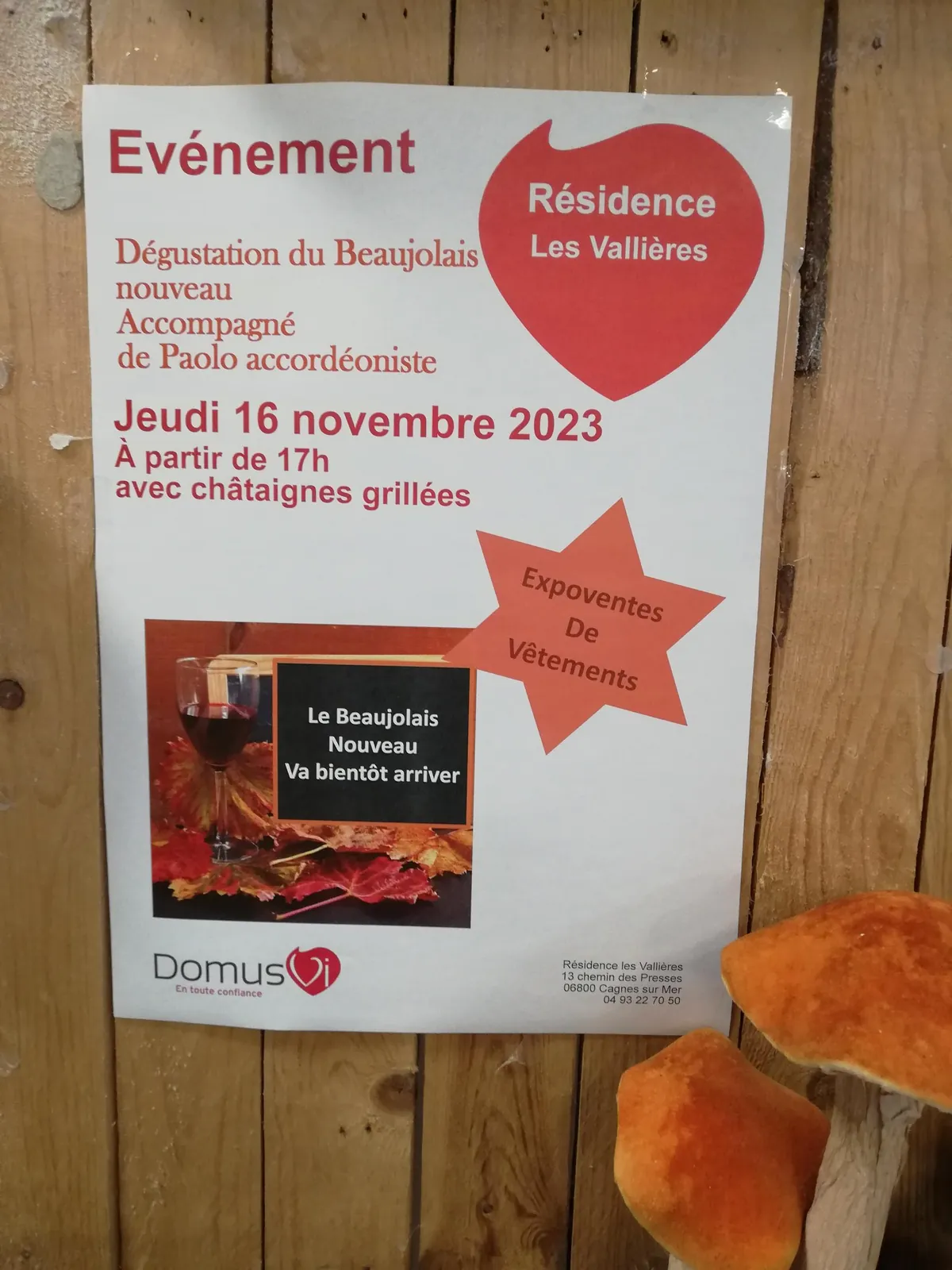 Le Beaujolais va bientôt arriver aux Vallières 