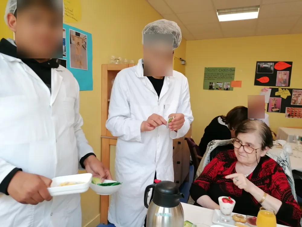 Rencontre intergénérationnelle avec le Collège Louis Braille d'Esbly