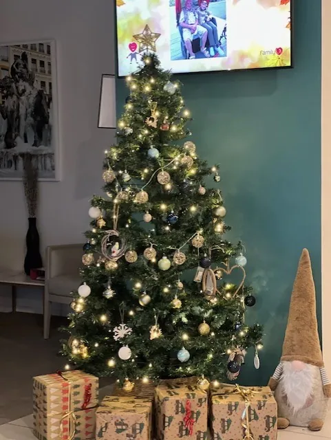 Début des décorations de Noël aux terrasses de l'étoile!