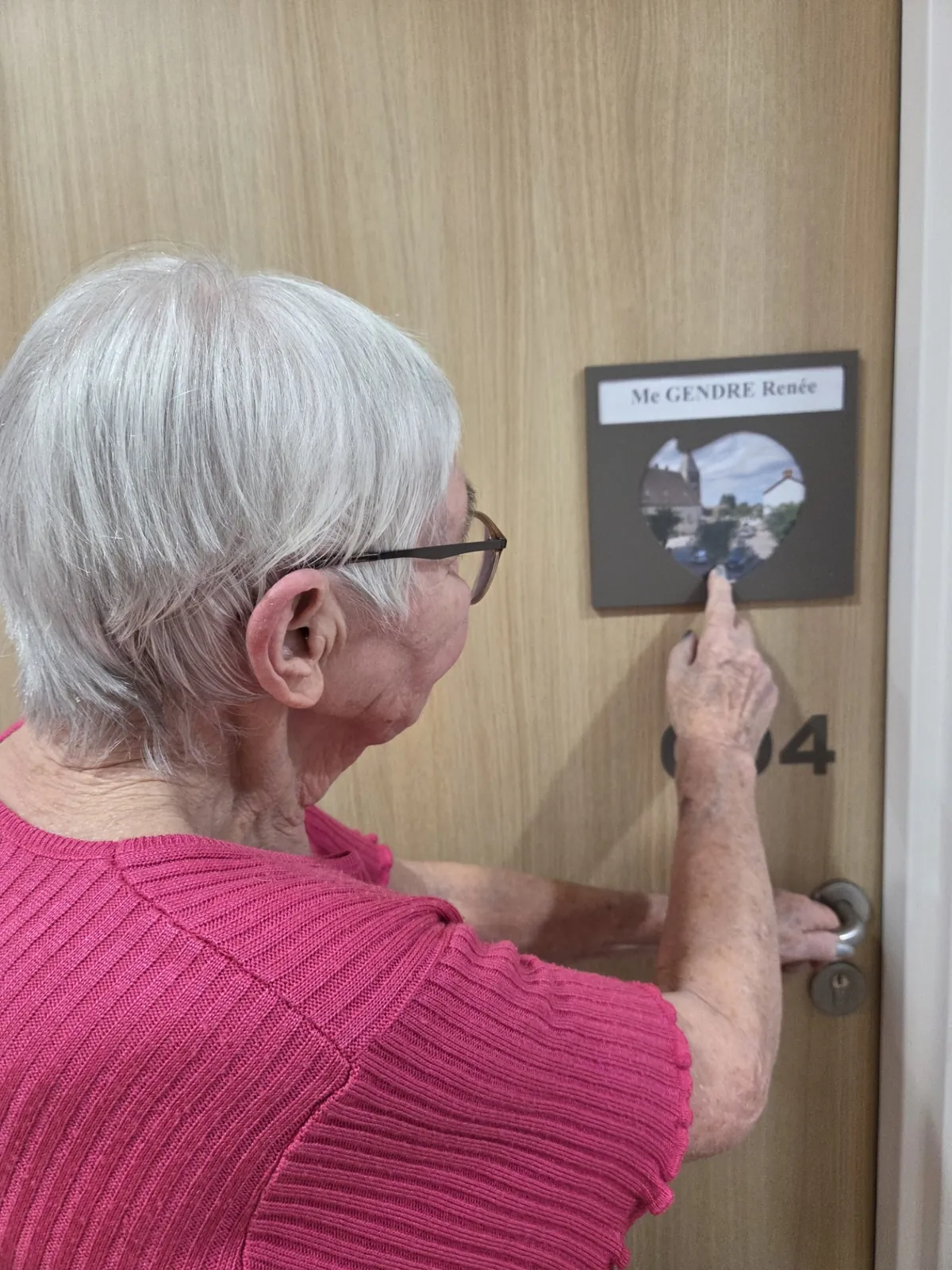 Personnalisation des portes de chambre des Résidents 