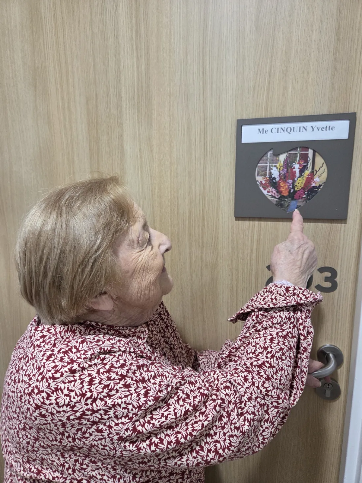 Personnalisation des portes de chambre des Résidents 