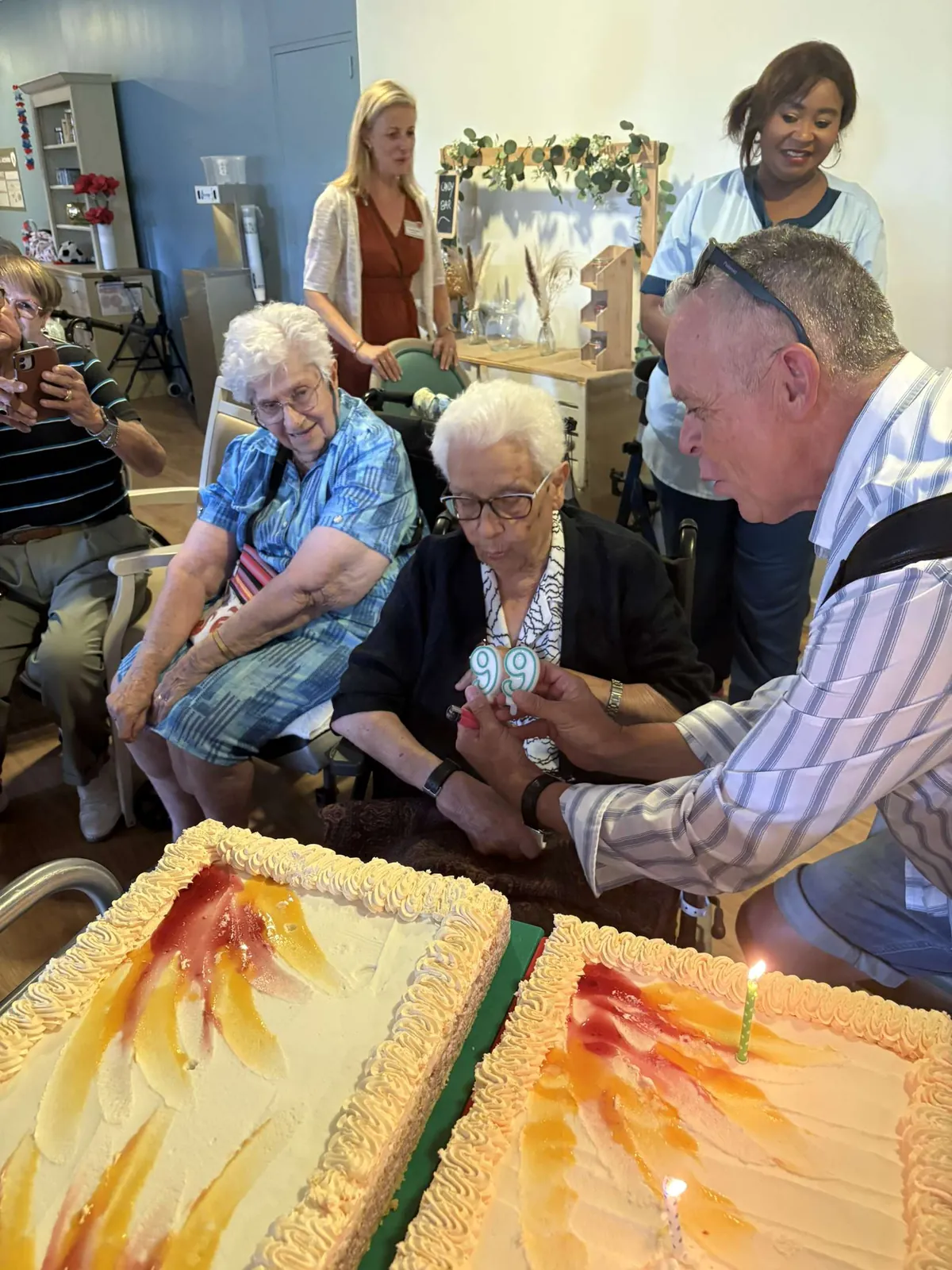  Célébration des anniversaires du mois de juillet.