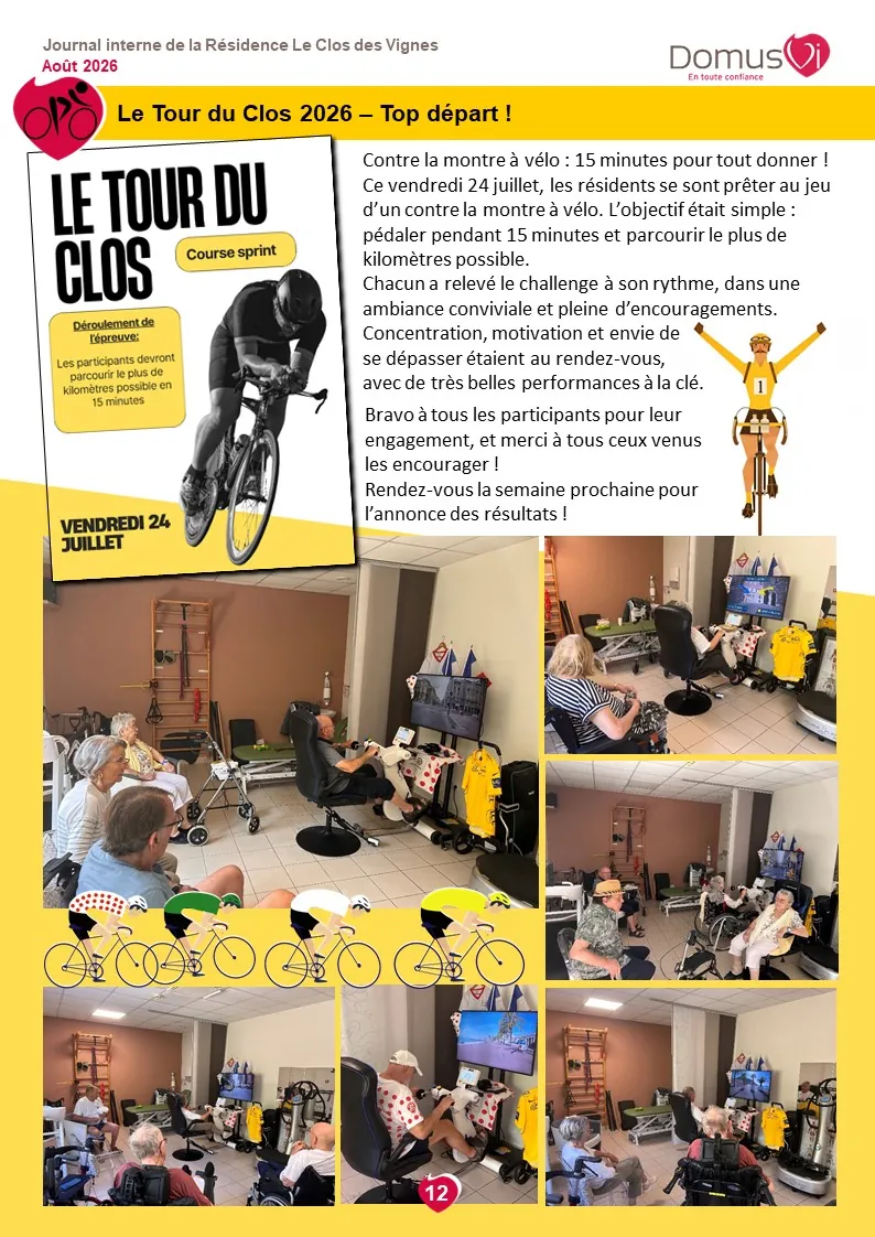 L'ECHO DU CLOS - Edition Août 2026