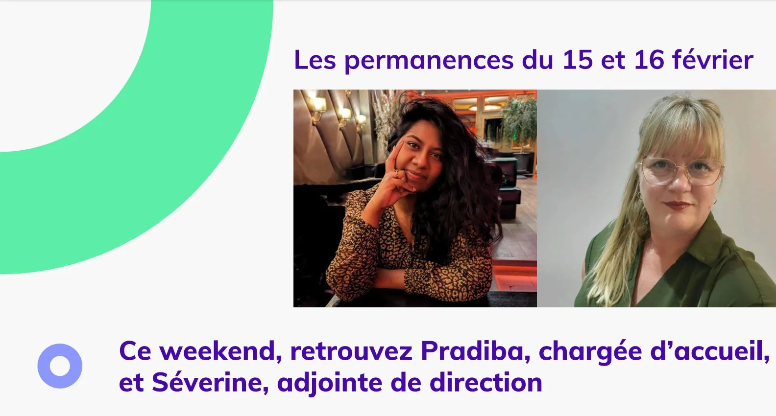 Nouvel affichage hebdomadaire ! 