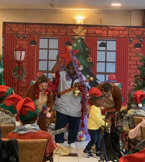 Noel avec les enfants du personnel !