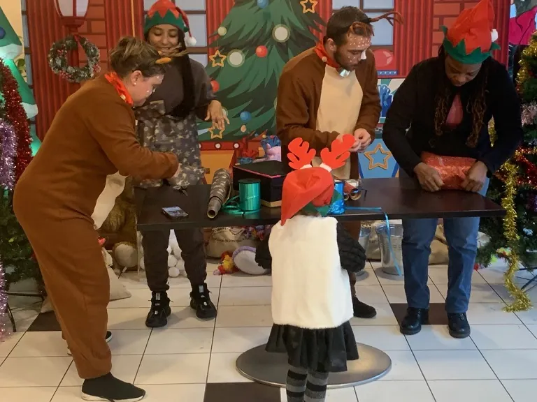 Noel avec les enfants du personnel !